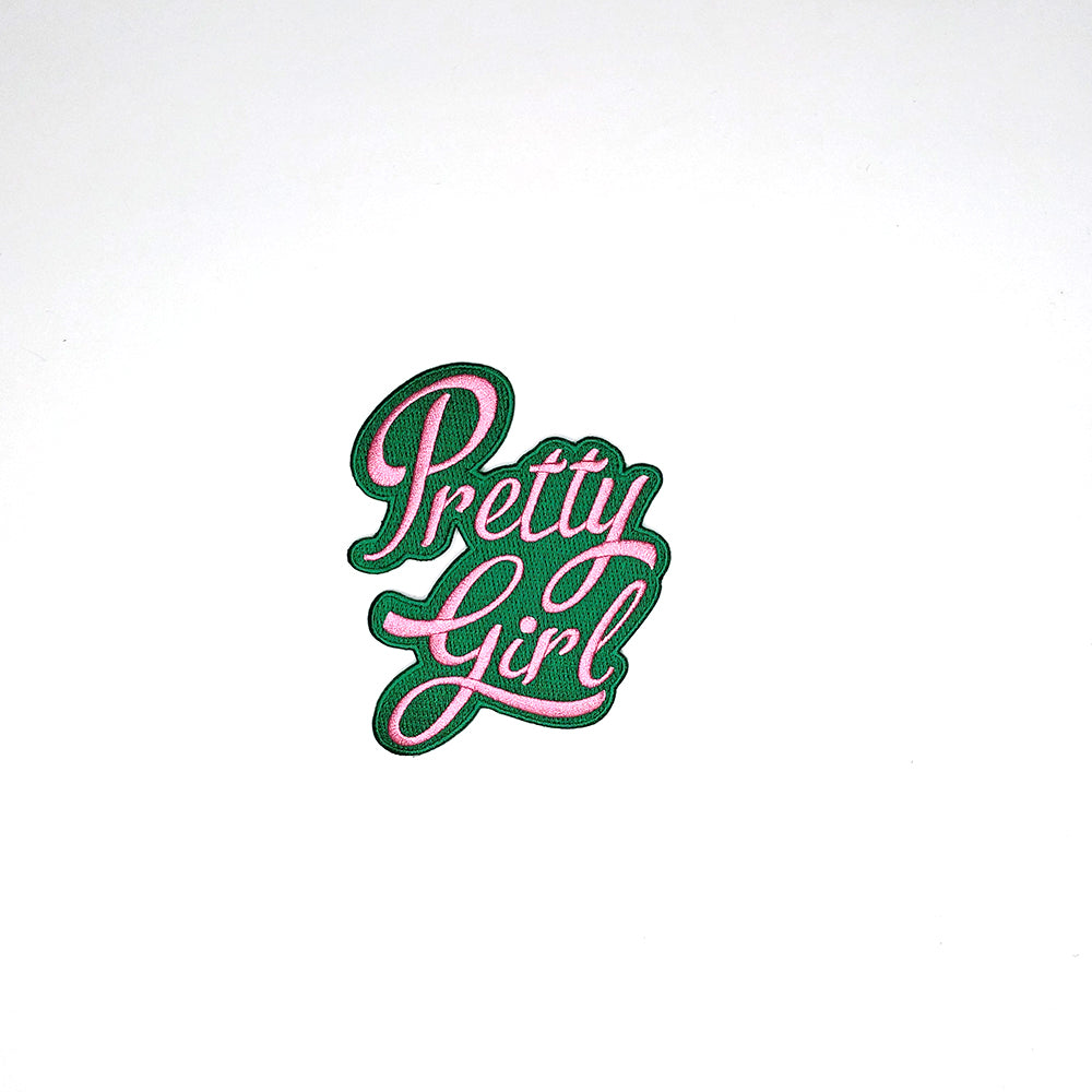 4" Pretty Girl iron-on