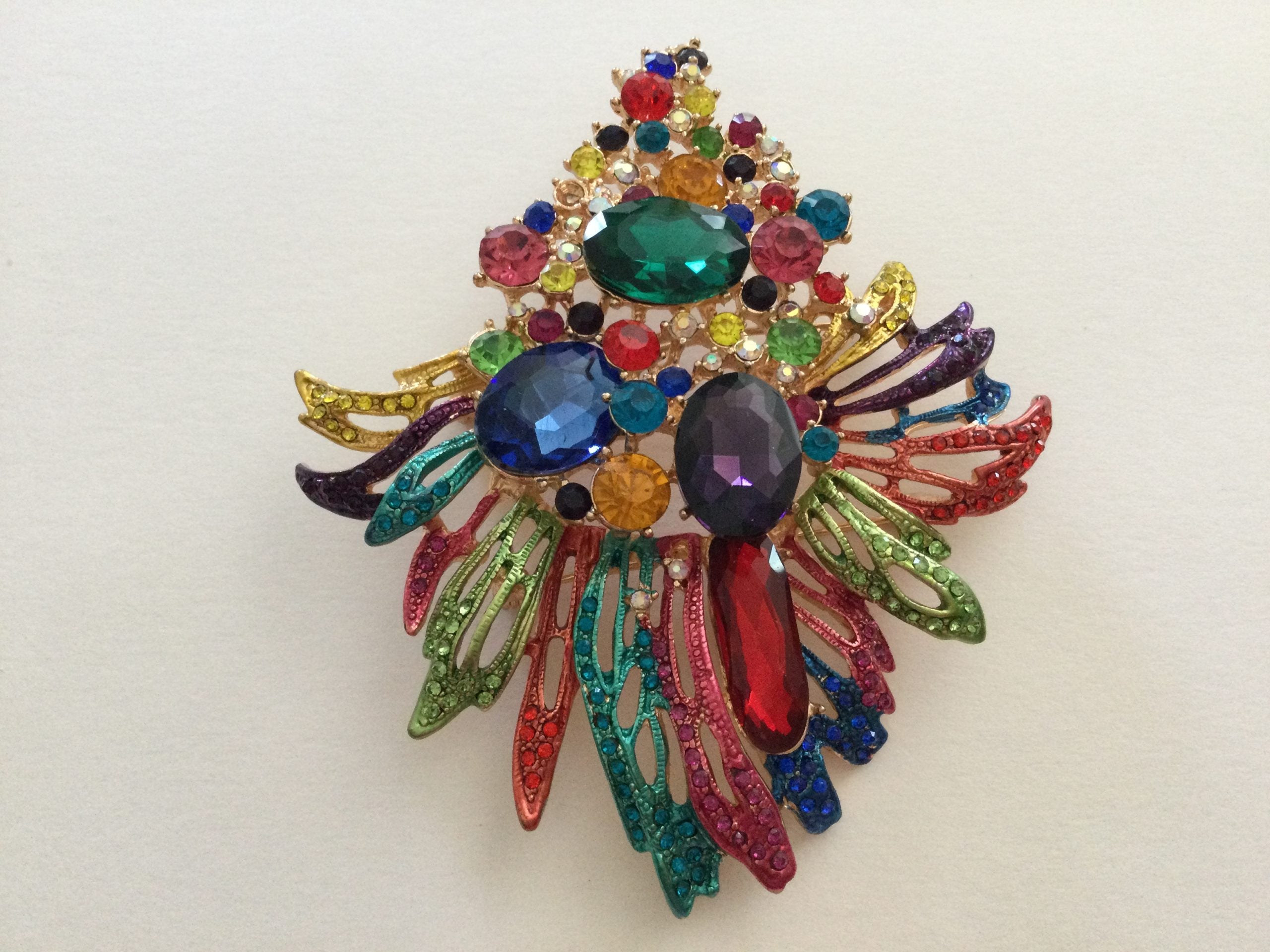 Multi-Color Brooch