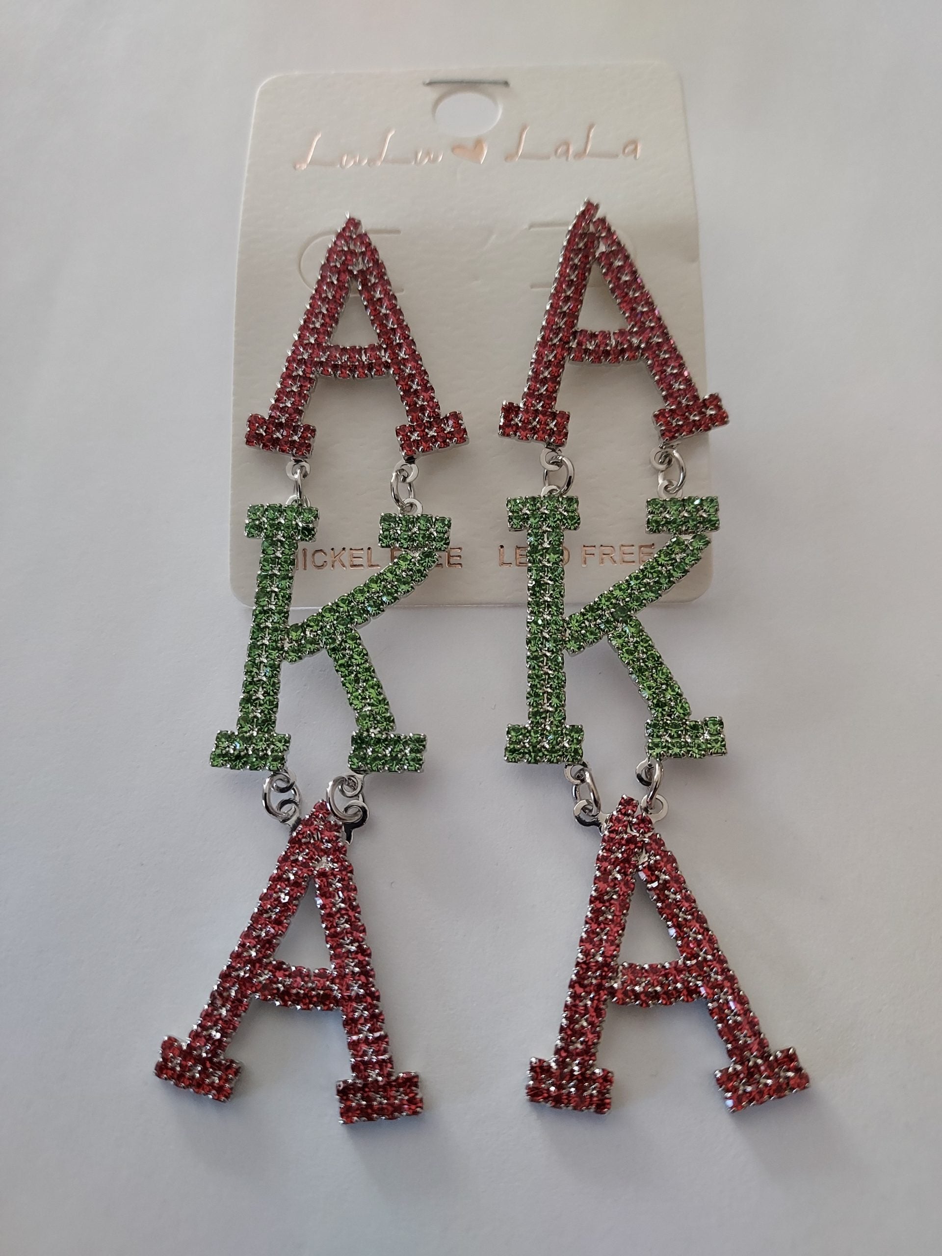 AKA P-G-P Vertical Earrings