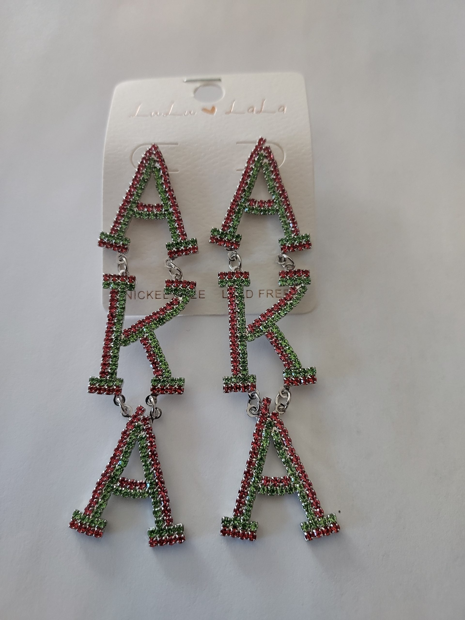 AKA P&G Vertical Earrings