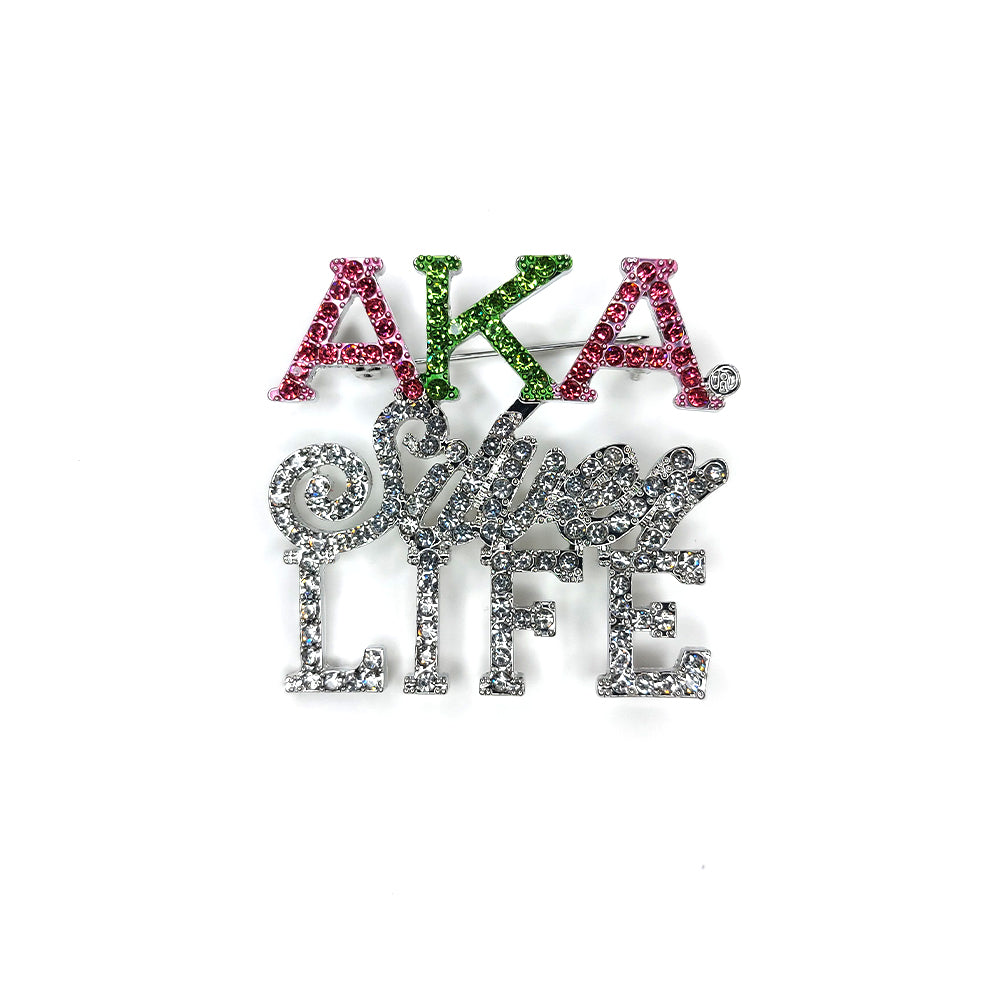 AKA Silver Life Pin
