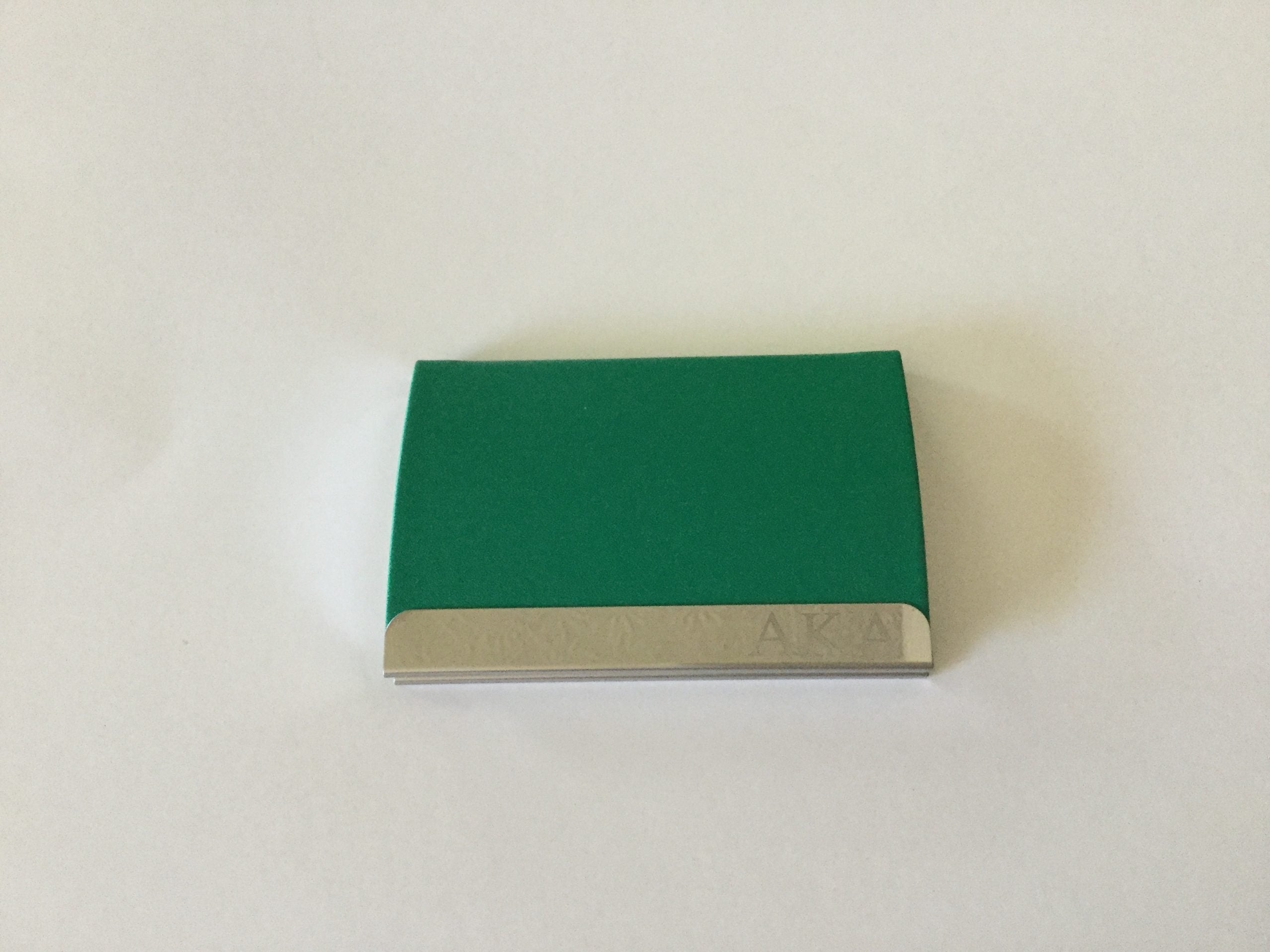Green Business Card/Credit Card Holder