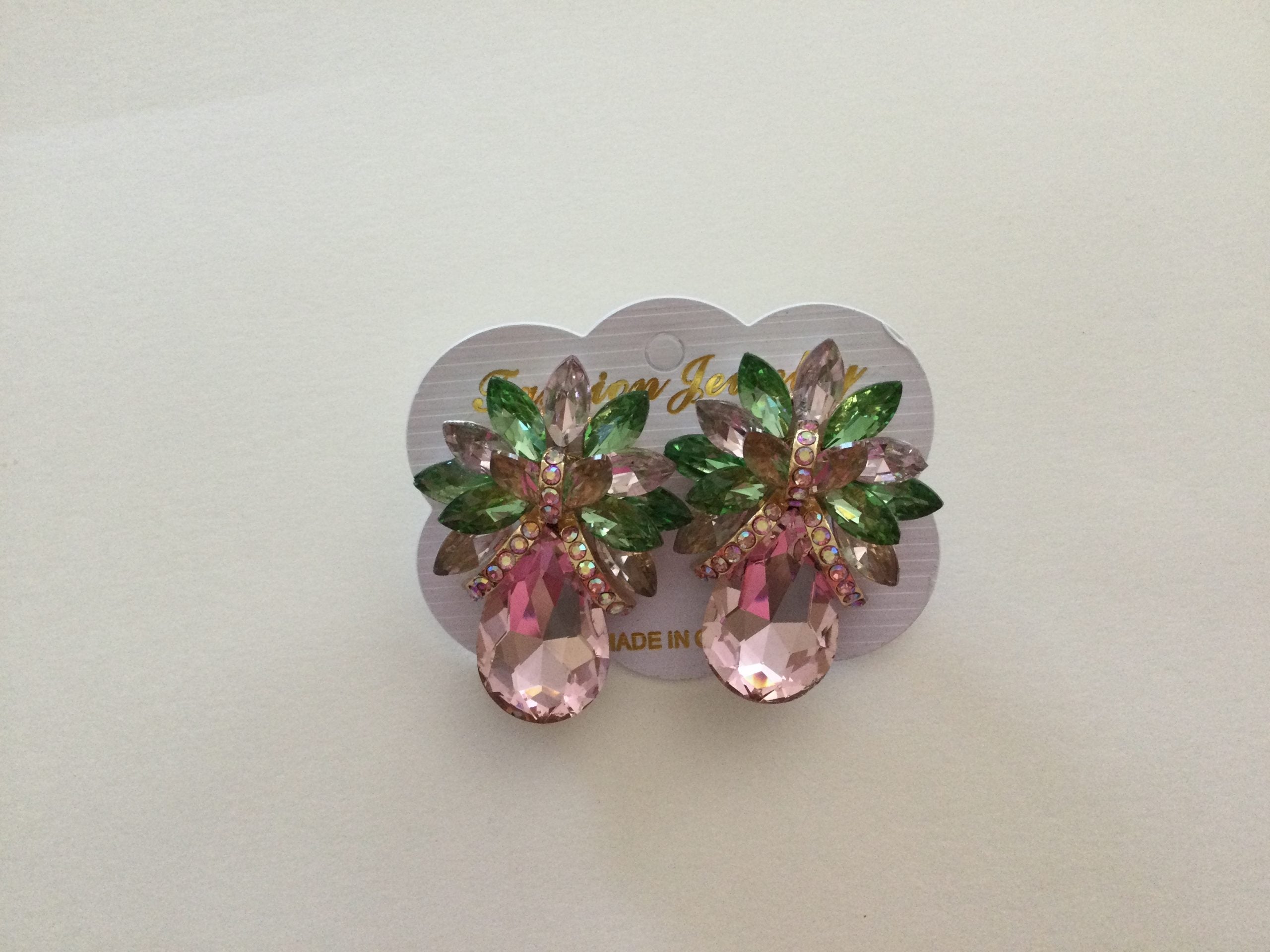 Lg. P&G Earrings (clip on)