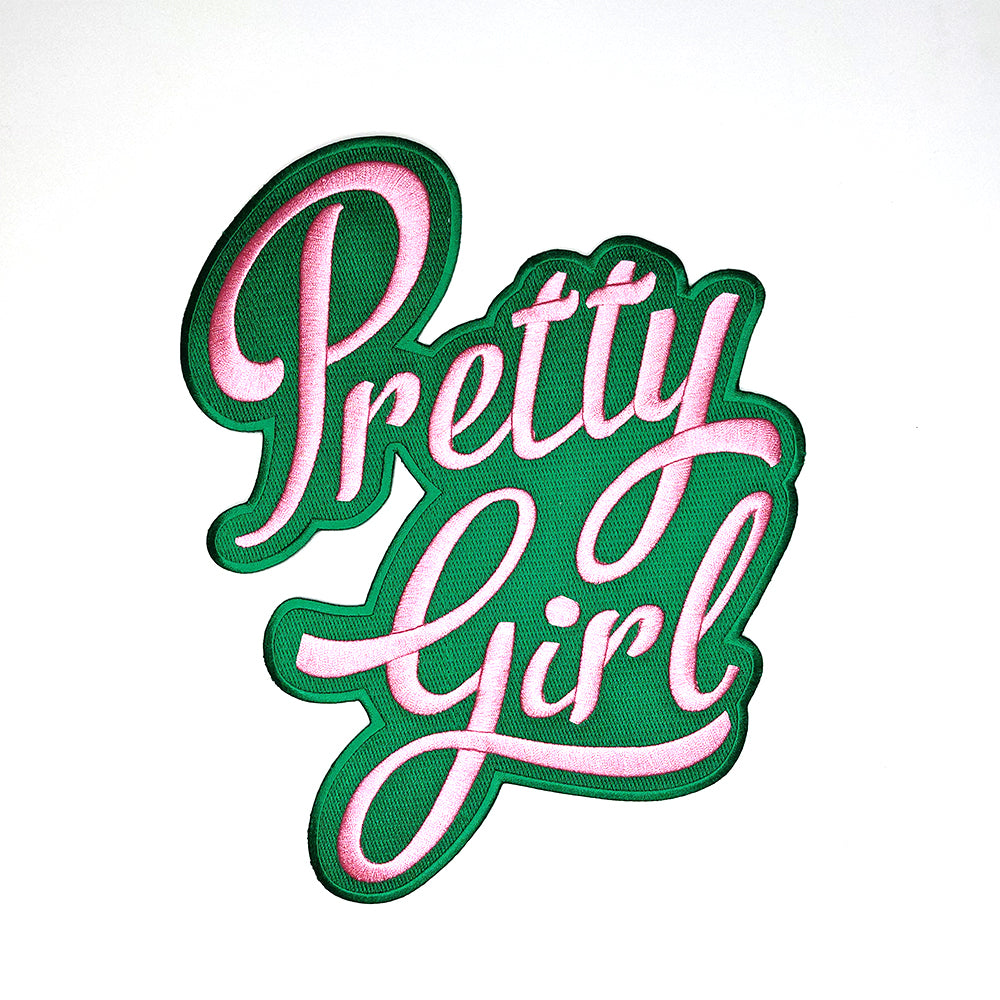 10" Pretty Girl iron-on