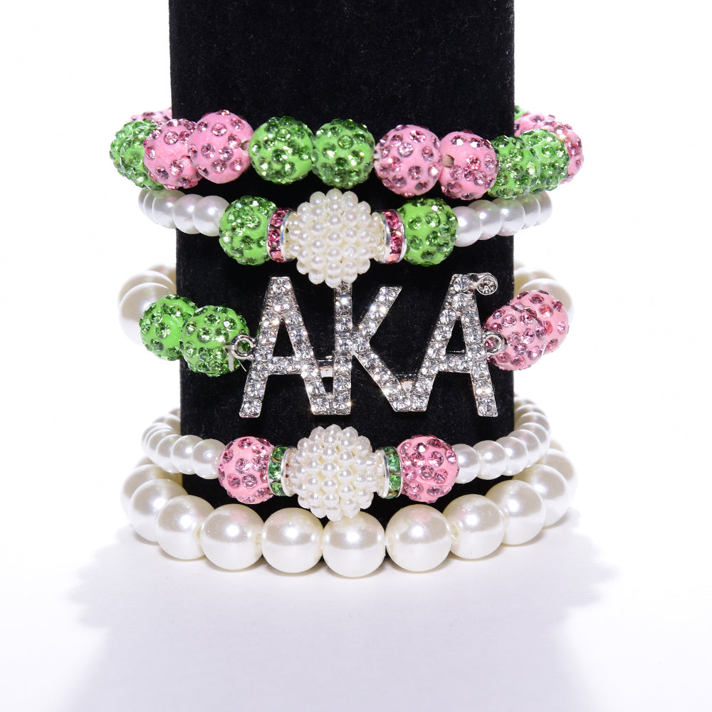 5 Piece Bracelet Set-Silver