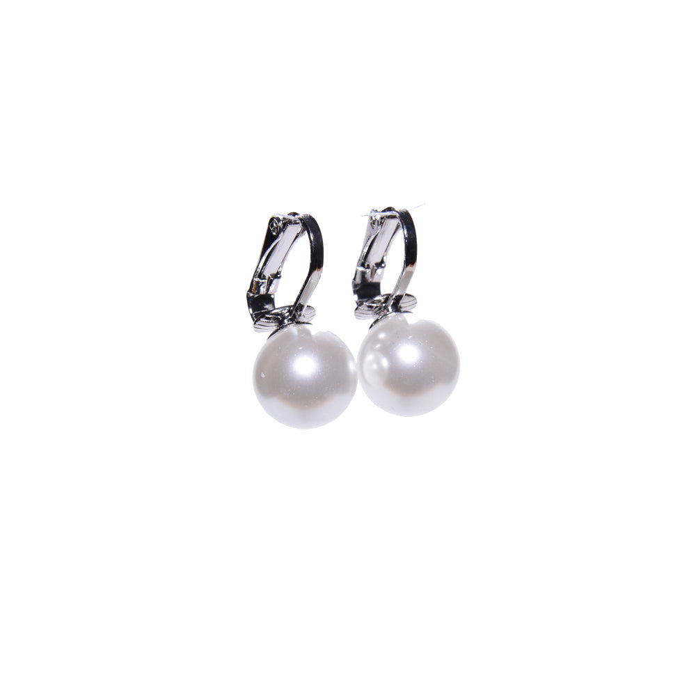 Pearl Clip On Earrings