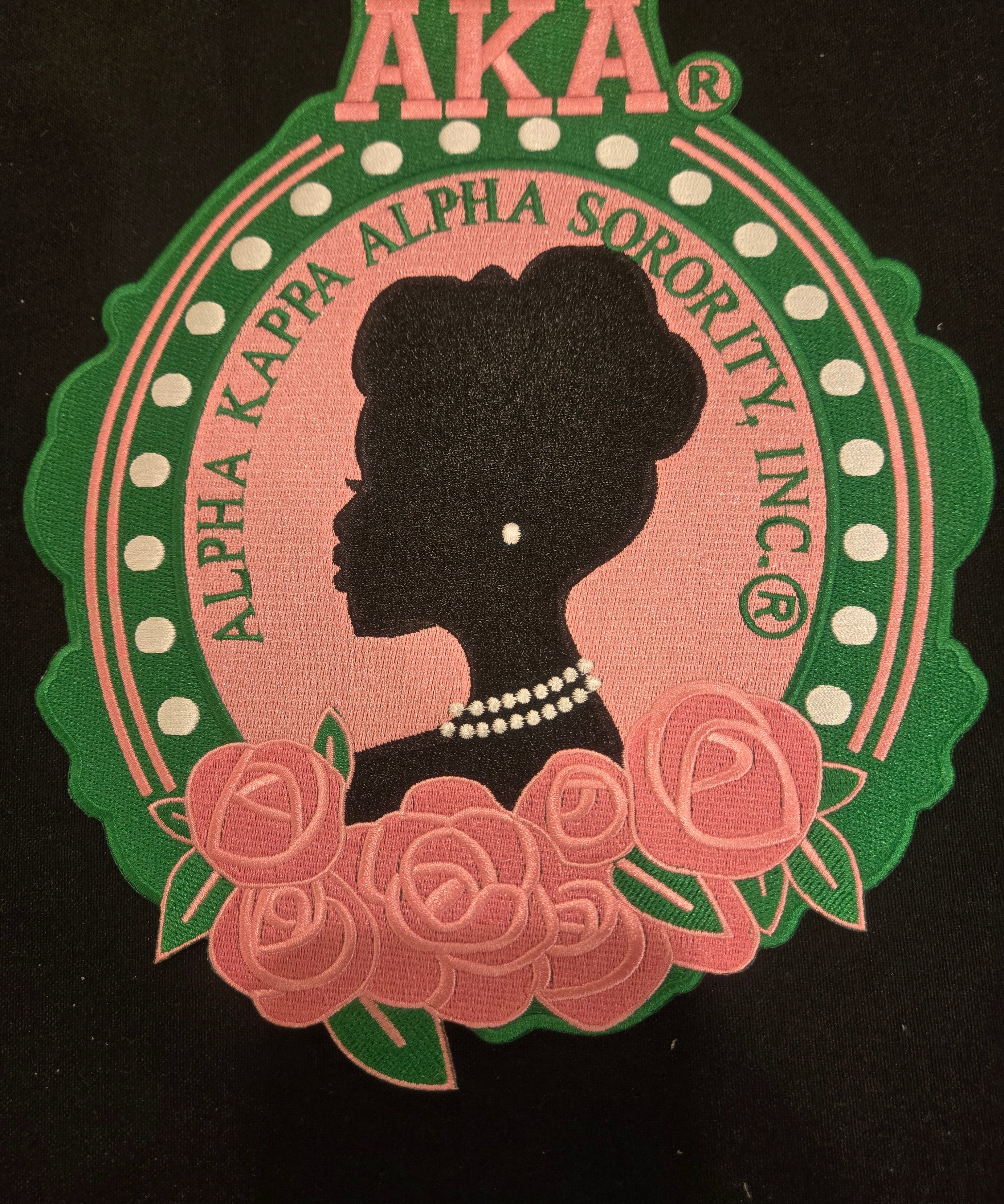 10-Inch Pretty Girl Silhouette Patch