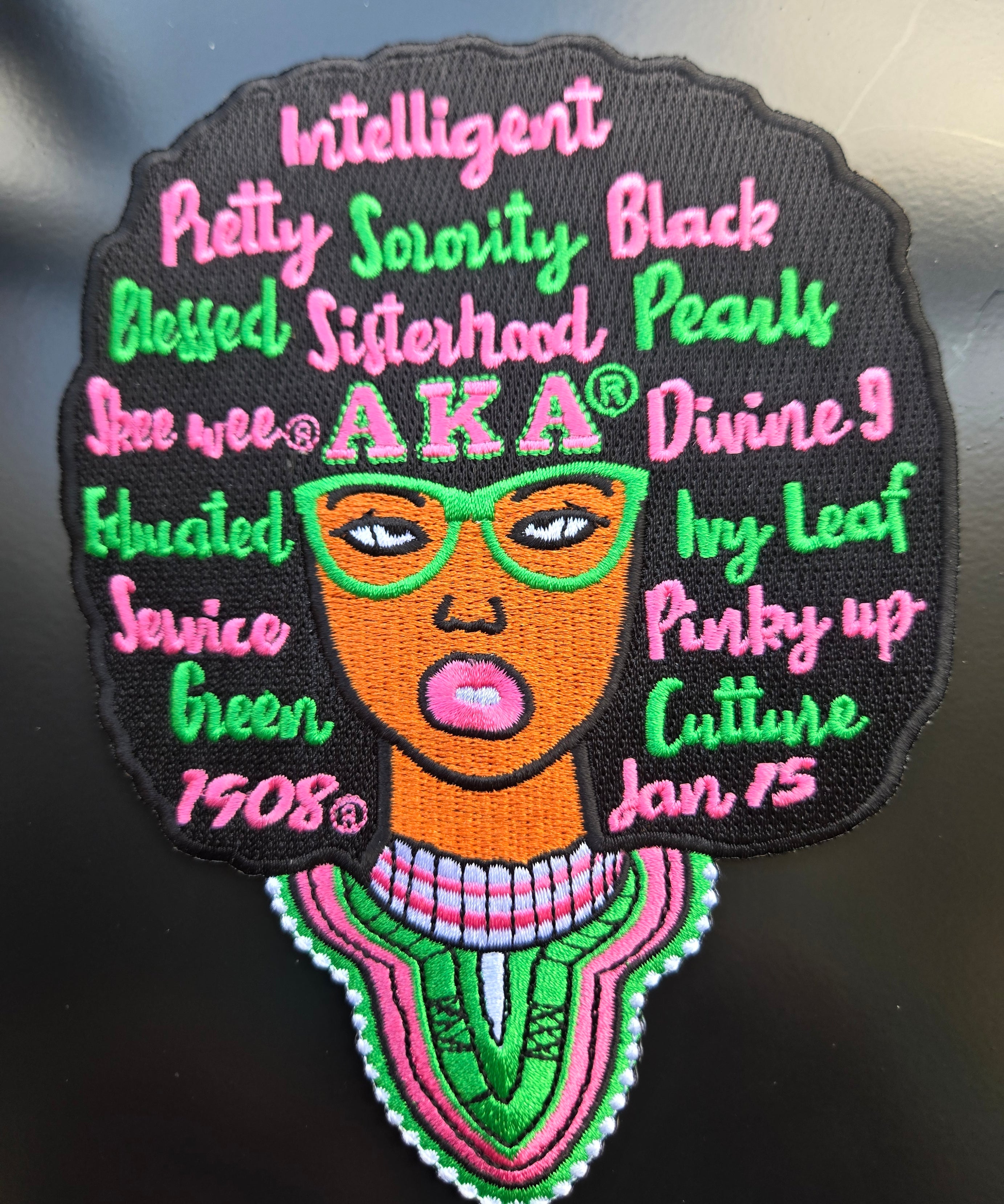 Afro Girl Patch
