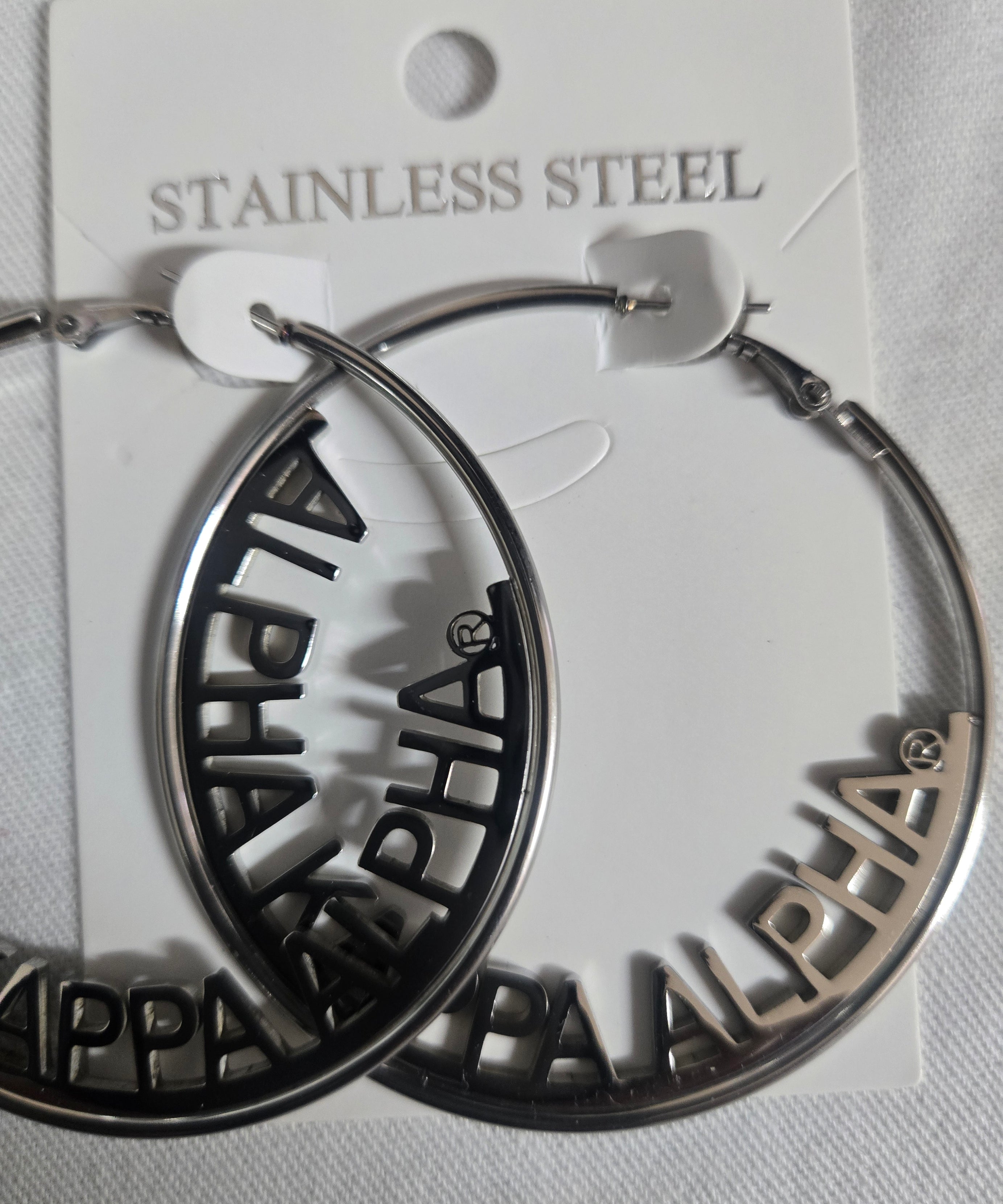 Silver Alpha Kappa Alpha Hoops