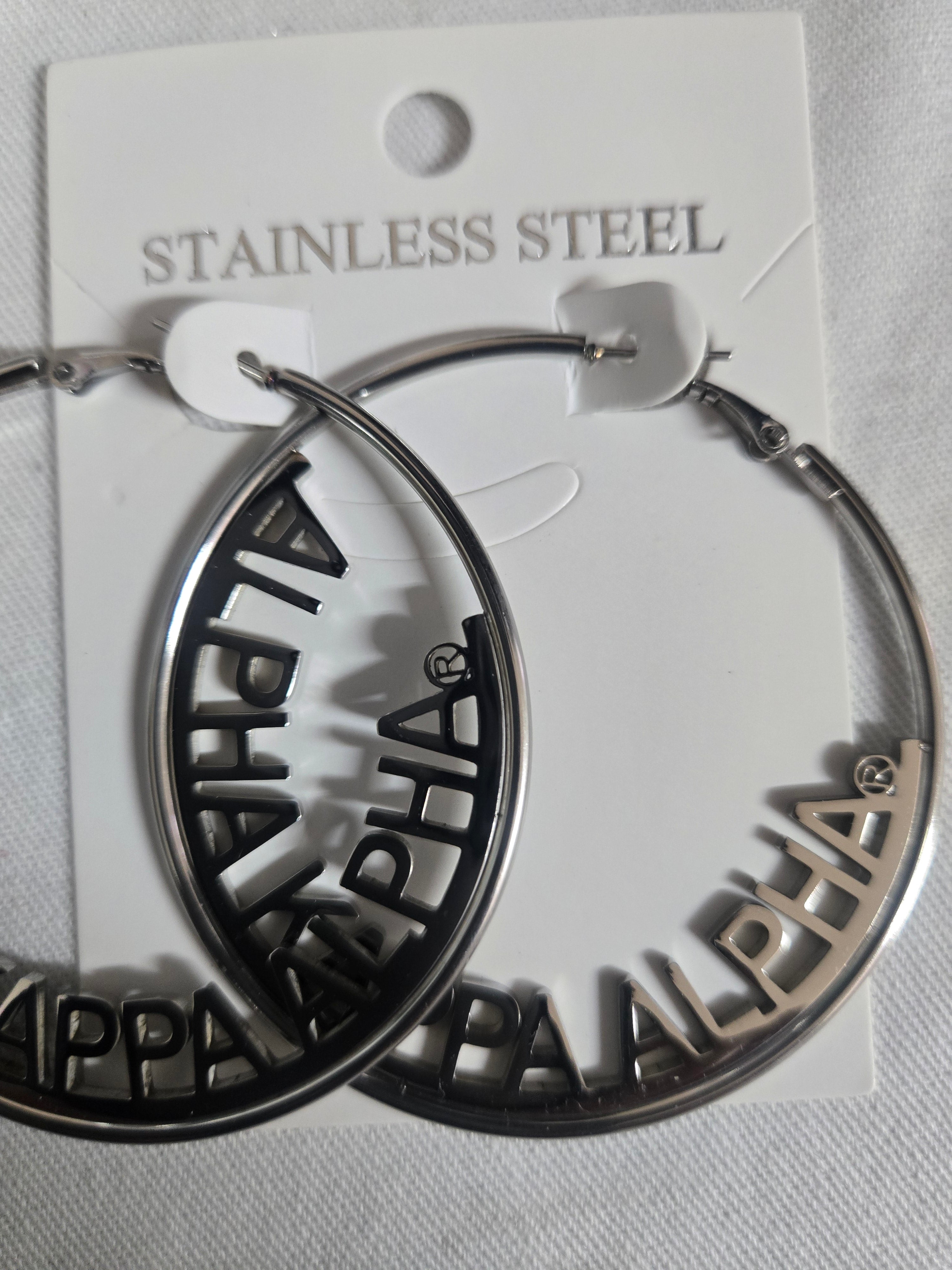 Silver Alpha Kappa Alpha Hoops