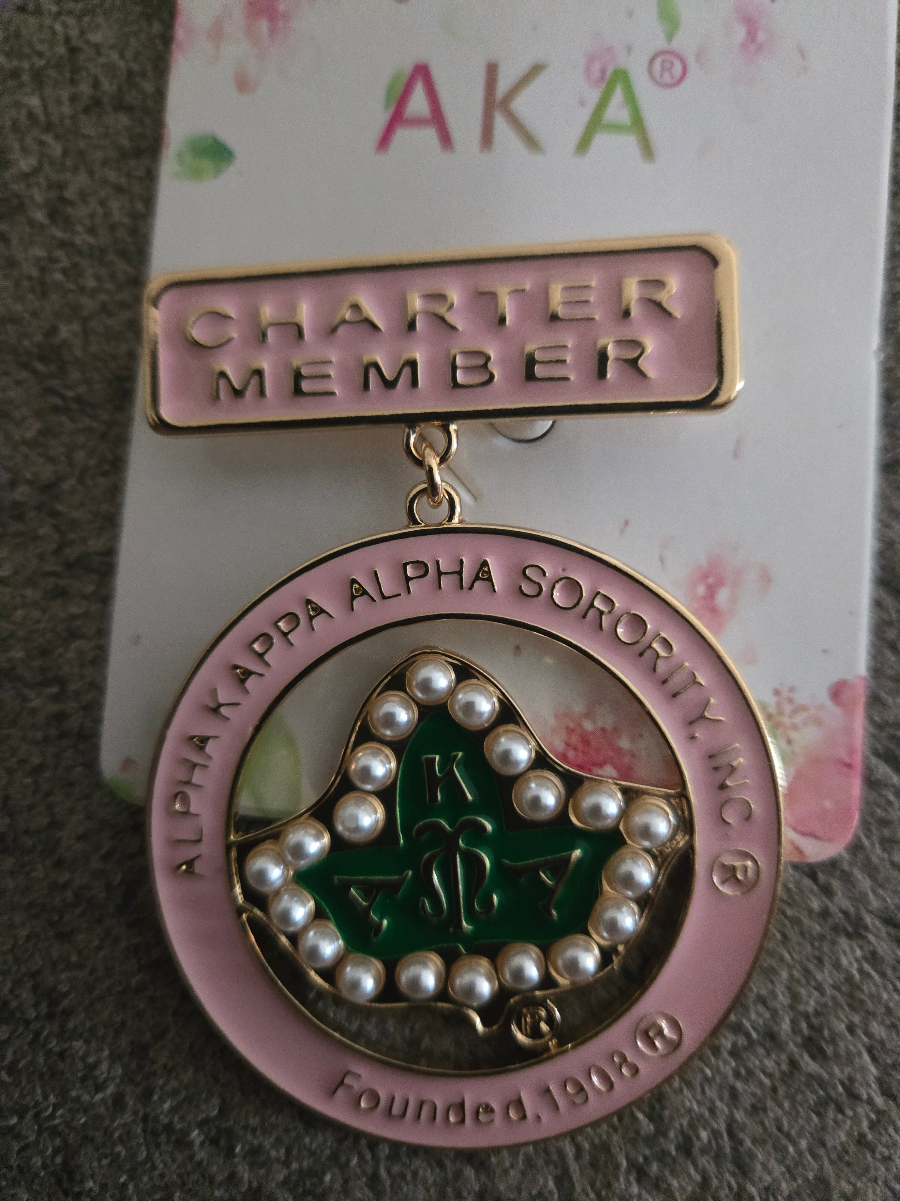AKA Charter Member Pin