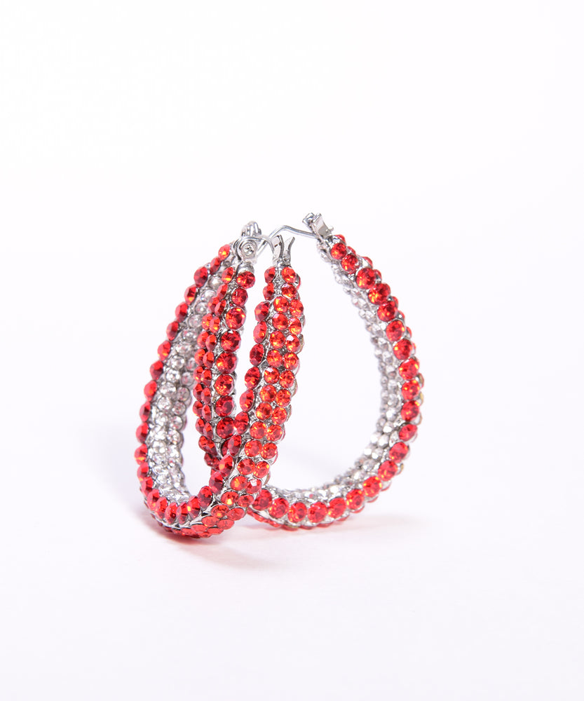 Crystal Hoops
