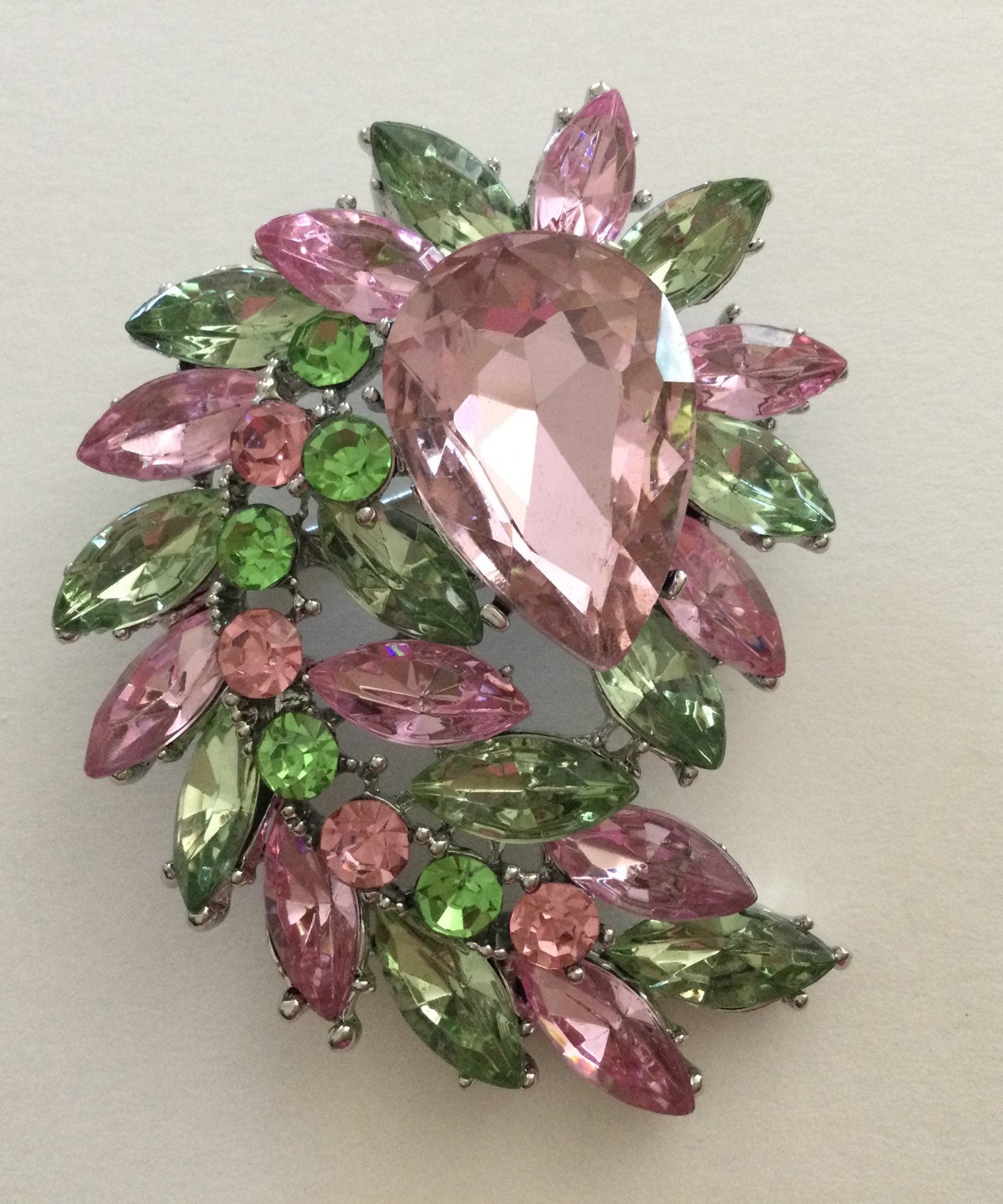 Pink&Green Brooch/Pendant