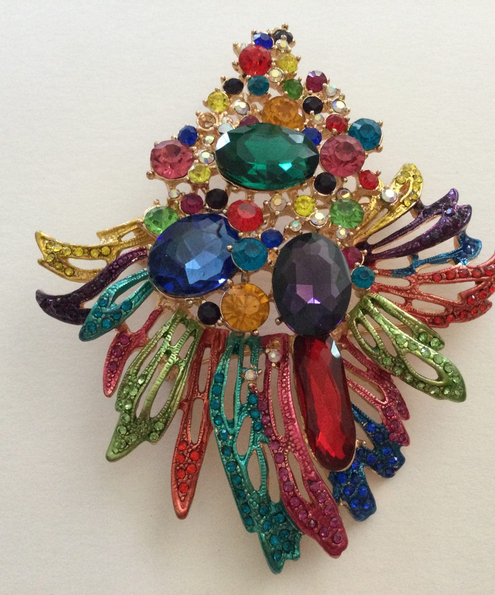 Multi-Color Brooch