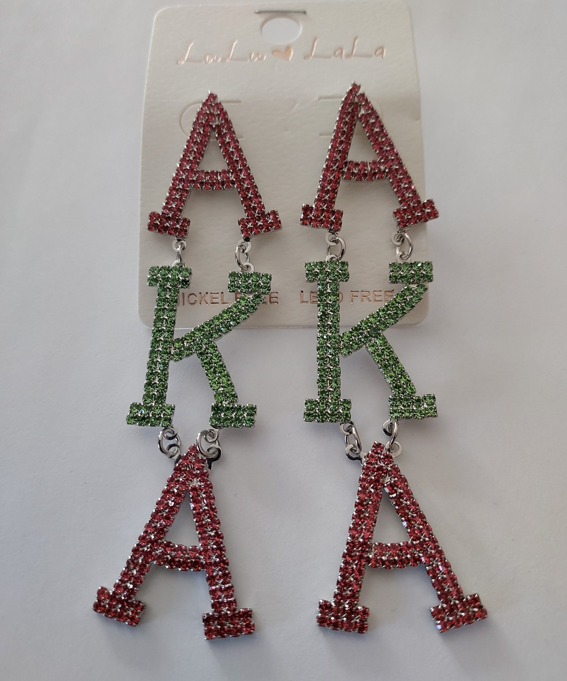 AKA P-G-P Vertical Earrings