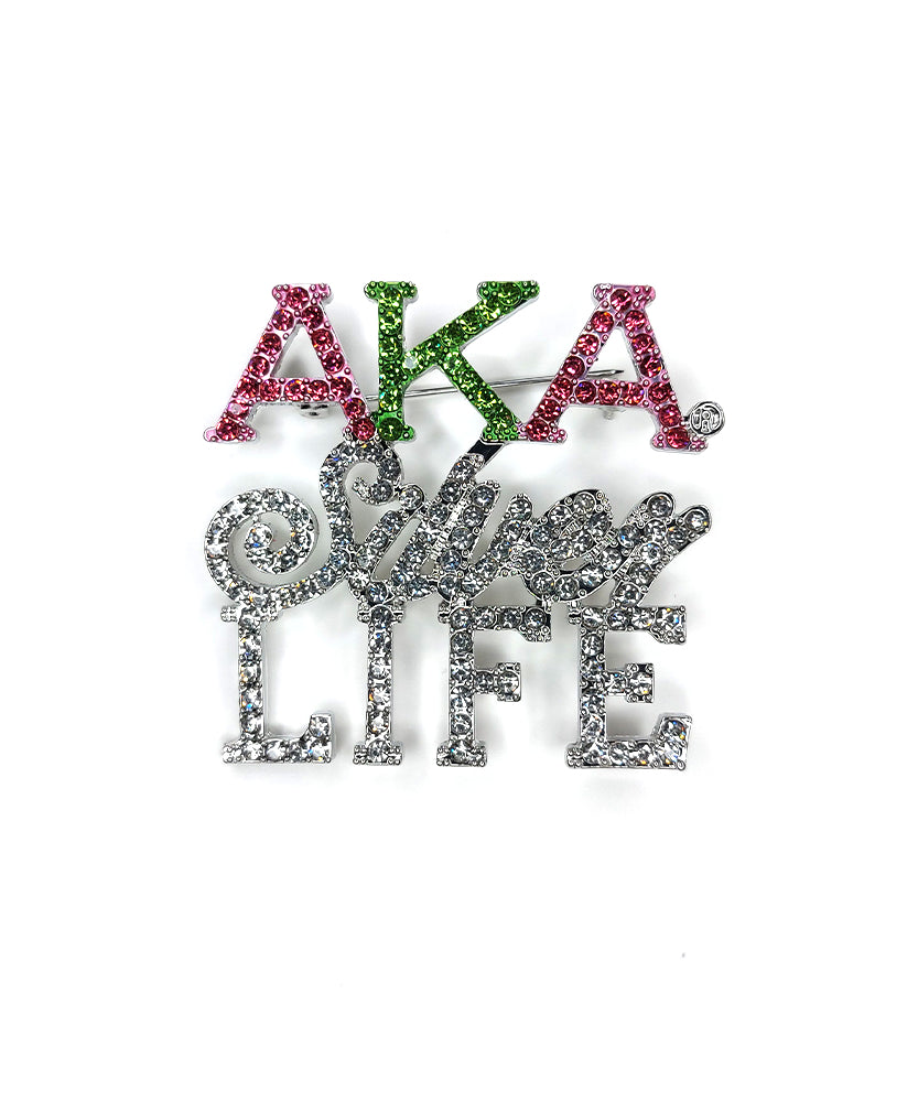 AKA Silver Life Pin