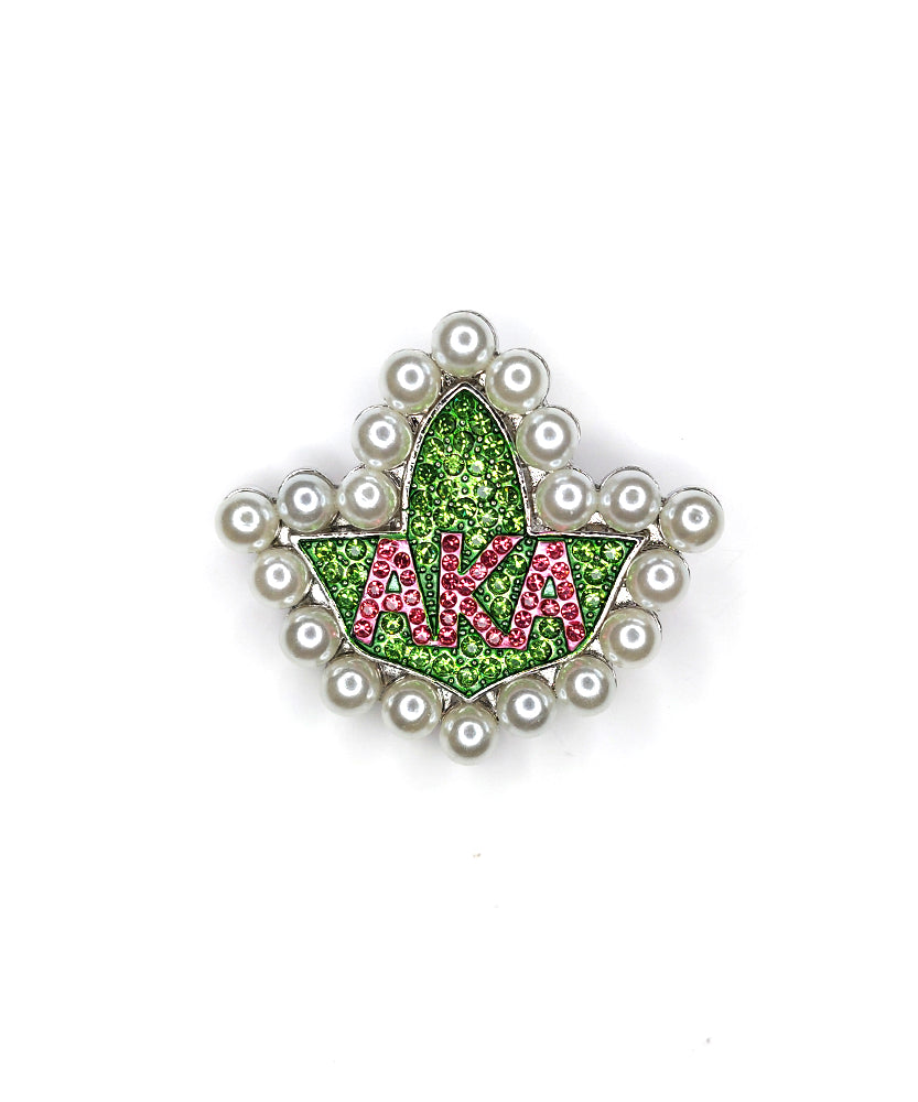 20 Pearl Ivy w/green inside, pink AKA