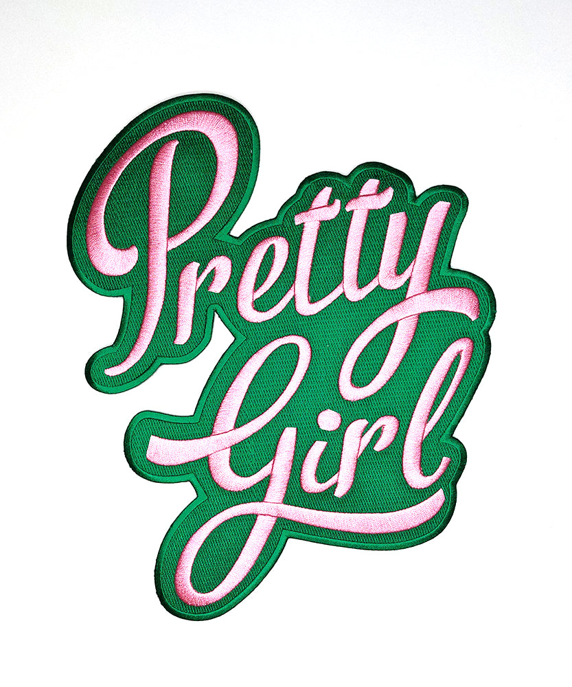 10" Pretty Girl iron-on