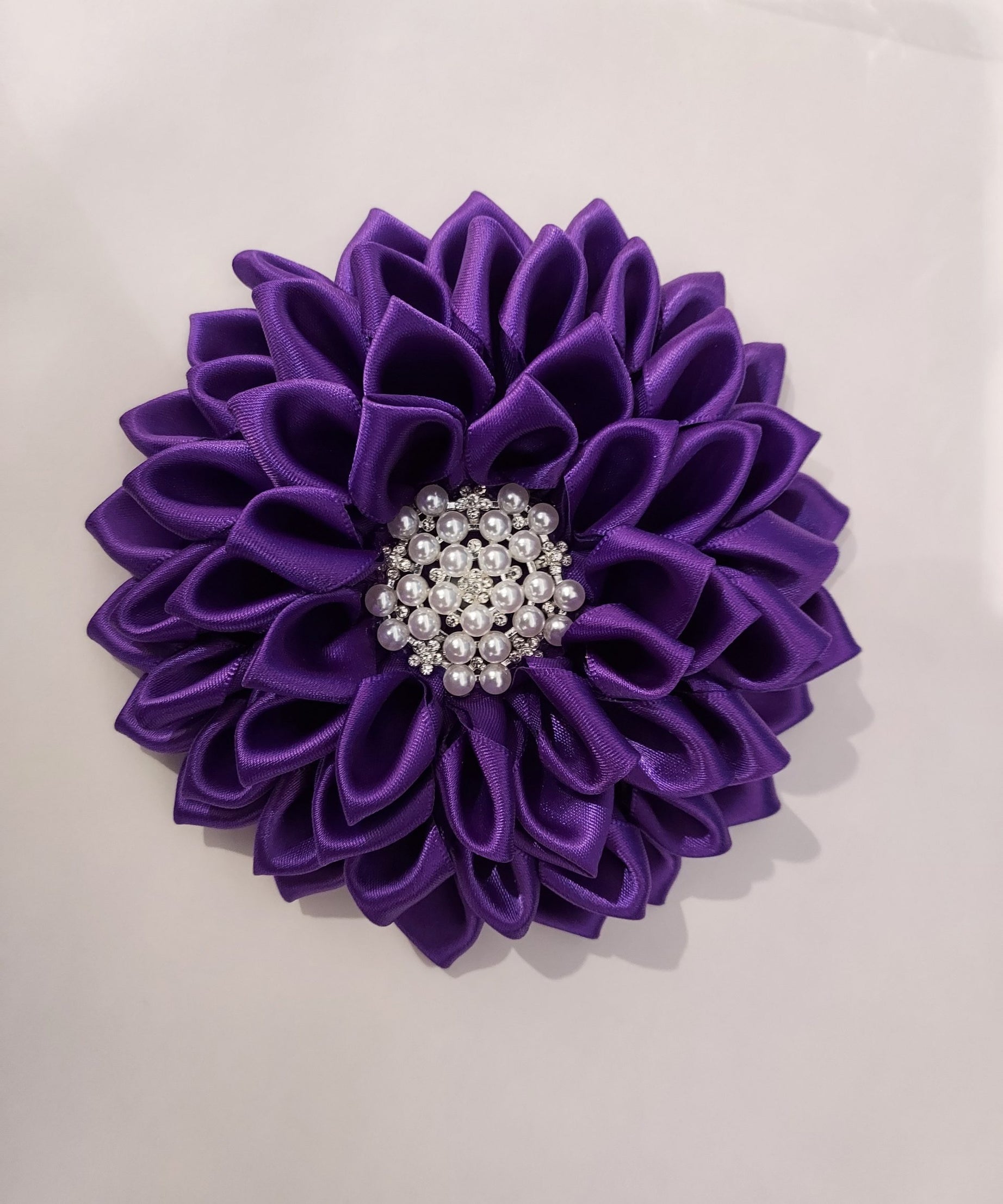 Violet/Purple Flower Brooch