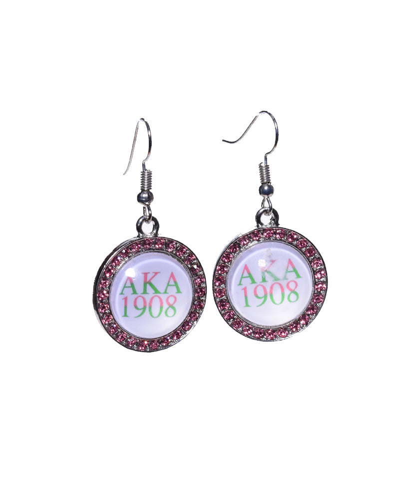 White Dangling AKA Earrings